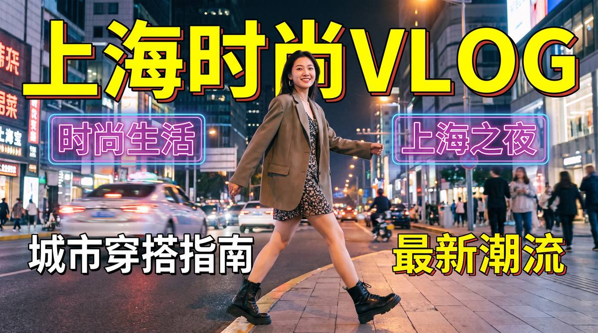 寸止挑战 寸止挑战时尚生活视频：上海街拍穿搭指南，最新潮流